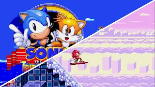 Sonic Triple Trouble 16 Bit: Knuckles Playthrough