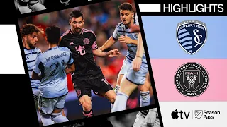 Sporting Kansas City vs. Inter Miami CF | Historic crowd! 72k+ In Attendance | Full Match Highlights