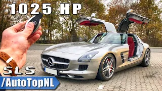 MERCEDES SLS AMG 1025HP SUPERCHARGED Elmerhaus REVIEW POV on AUTOBAHN by AutoTopNL