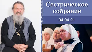 Можно любить без страдания? Сестрическое собрание с о. Андреем Лемешонком 04.04.2021