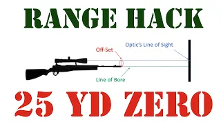 How to Zero Your Scope at 25 Yds