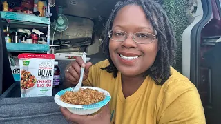 Living In A Minivan - Last Day In Tucson, AZ - Laundry & Vanlife Easy Dinner - #abiyahbina #vanlife