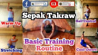 Sepak Takraw Basic Training Routine