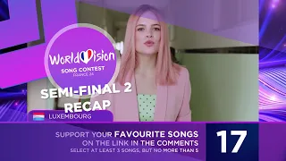 RECAP: All the songs of the second Semi-Final of the 24th Worldvision Song Contest