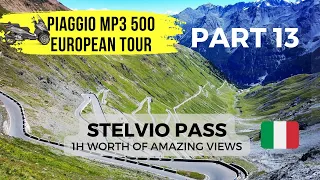 Stelvio Pass - Italy - Piaggio MP3 500 + BMW GSA European Tour - Part 13