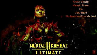Mortal Kombat 11 Ultimate - Kytinn Skarlet Klassic Tower On Very Hard No Matches/Rounds Lost