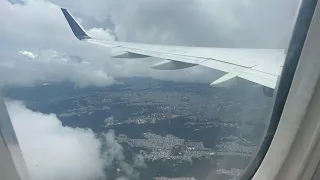 Guatemala City Airport Landing at La Aurora Airport Delta Airlines 757-200