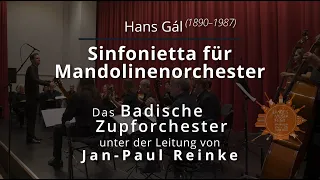 Sinfonietta (A-Dur) für Mandolinenorchester - Hans Gál - Badisches Zupforchester