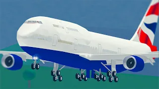 Boeing 747 Landing Competition in PTFS (Roblox)