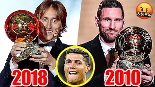 TOP 10 WORST BALLON D'OR WINNERS in FOOTBALL HISTORY