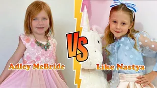 Like Nastya VS Adley McBride Transformation 👑 New Stars From Baby To 2024