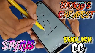 World's Cheapest Stylus Pen || How to make stylus pen || #STYLUSPEN #thintipstylus || TCJ ||