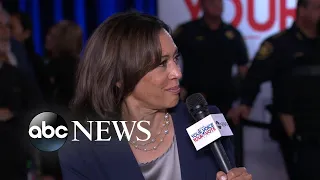 Harris defends work as prosecutor after she’s questioned during debate