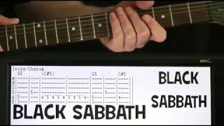 Black Sabbath Black Sabbath Guitar Tab & Guitar Chords with Guitar Lesson Solo