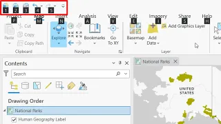 Use KeyTips in ArcGIS Pro