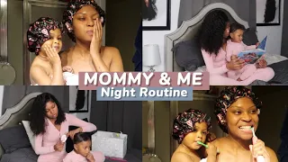 Mommy & Me REALISTIC Night Routine With My 1 Year Old Toddler 👧🏽🛁🌙  || Dasia Temia