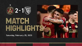 MATCH HIGHLIGHTS | Atlanta United 2-1 San Jose Earthquakes | Week 1 MLS 2023