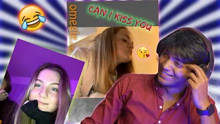 SHE WANNA KISS😘 ME | FUNNIEST OMEGLE EVER😂| WHY FOREIGNER GIRLS LOVE INDIAN BOYS??