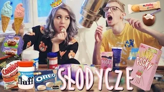 Jemy SŁODYCZE 2! Pocky, Białe oreo, Piankowy krem!