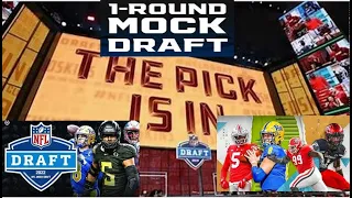 My 2022 NFL MOCK DRAFT!!! (First Round)