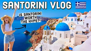 Is SANTORINI Worth The Hype!? Santorini Greece Travel Vlog 2022 (Full Island Tour)