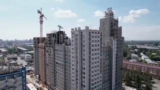 Дом "Нобель"  в Новосибирске - Ход строительства Июль 2022