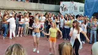 Bachata en Rusia. Gorky Park, Moscú, 16.06.2018