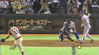 落合、野茂から2ランHR 1990年オールスター第2戦