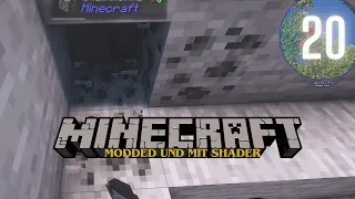 Kohle suchen gg die Dunkelheit 🌃🌃| 20 | Minecraft modded shader deutsch german