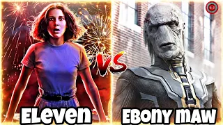 Eleven V/S Ebony Maw who will win Showdown in Hindi By Captain Spidey