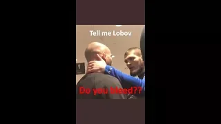 KHABIB SLAPS CONOR MCGREGOR'S BEST FRIEND ARTEM LOBOV (english translation down below)