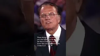 Billy Graham Sermon 1 John 5:13