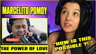 Marcelito Pomoy - The Power of Love | FIRST TIME REACTION | (Celin Dion cover)