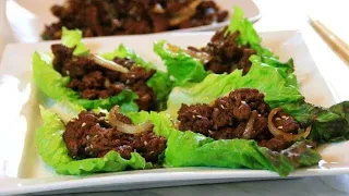 Beef Lettuce wraps in 15 Minutes - Fast and Delicious