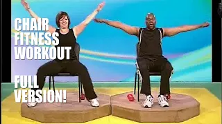 Chair Fitness Workout Full Version - 100% Seated Exercise! | Sit and Get Fit!
