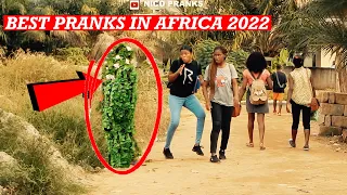 BUSHMAN PRANK: SHE THOUGHT THAT WAS A FLOWER BUSHMAN SCARED HER BAD😂!!!