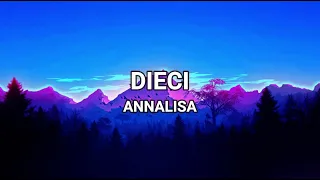 Dieci - Annalisa (Lyrics/Testo)