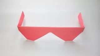Origami Sunglasses | How to make Traditional Paper Sunglasses