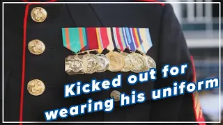 Marine kicked out of wedding for wearing formal uniform