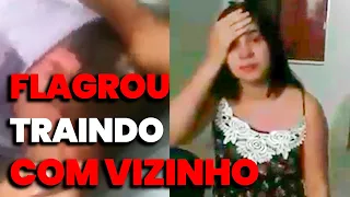 HOMEM PEGA SUA ESPOSA TRAINDO COM VIZINHO E FAZ MULHER CONTAR COMO TUDO ACONTECEU