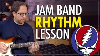 Jam band rhythm guitar lesson - Grateful Dead style guitar rhythm lesson - EP409