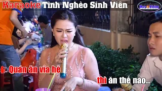 Karaoke Tình nghèo sinh viên | Duy Hưng - Tiểu Thúy beat chuẩn