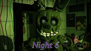 Five Nights at Freddy's 3: Night 6 (no commentary) | EPIC WIN!!!