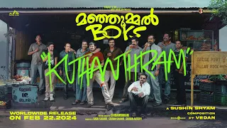 Kuthanthram - Manjummel Boys Promo Song | Chidambaram | Sushin Shyam ft. Vedan | Parava Films