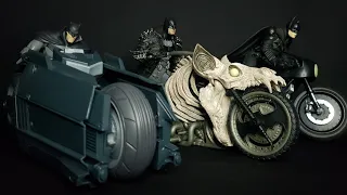 Which is your Favorite Mcfarlane Batman + Batcycle Combo?