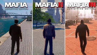 MAFIA Definitive Edition vs MAFIA 2 vs MAFIA 3 - Physics and Details Game Comparison