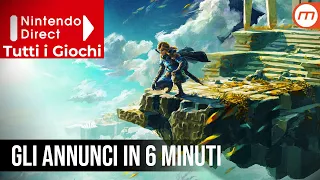 Nintendo Direct: TUTTI i Giochi in 6 MINUTI