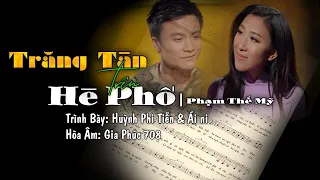 [Karaoke] Trăng Tàn Trên Hè Phố - Song Ca || Sáng Tác: Phạm Thế Mỹ || Huỳnh Phi Tiễn & Ái Ni