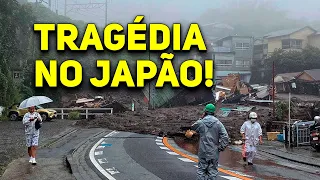 URGENTE! DESLIZAMENTO DE TERRA DEIXA MORTOS NO JAPÃO - CHUVAS TORRENCIAIS