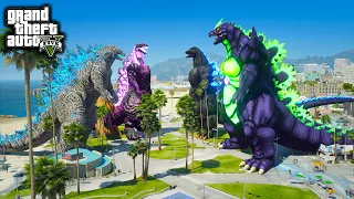 Atomic Godzilla, Shin Godzilla Vs Super Godzilla, Heisei Godzilla Remake ( GTA V Mods )